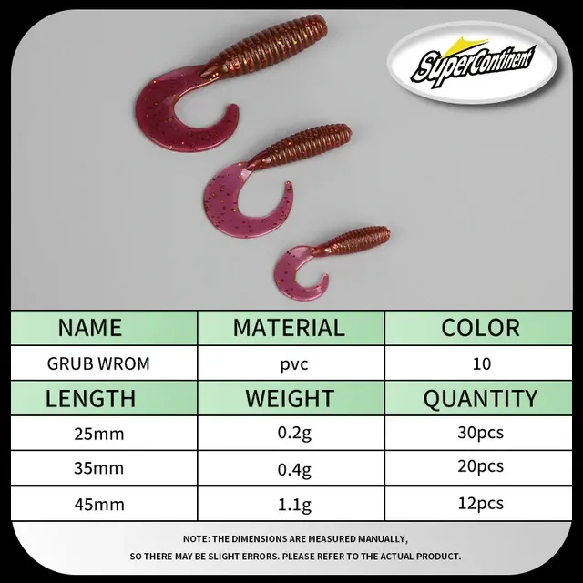 Angry Spin Soft Silicone Lure Set 3