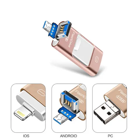 3-in-1-USB-Stick für Smartphone und Computer