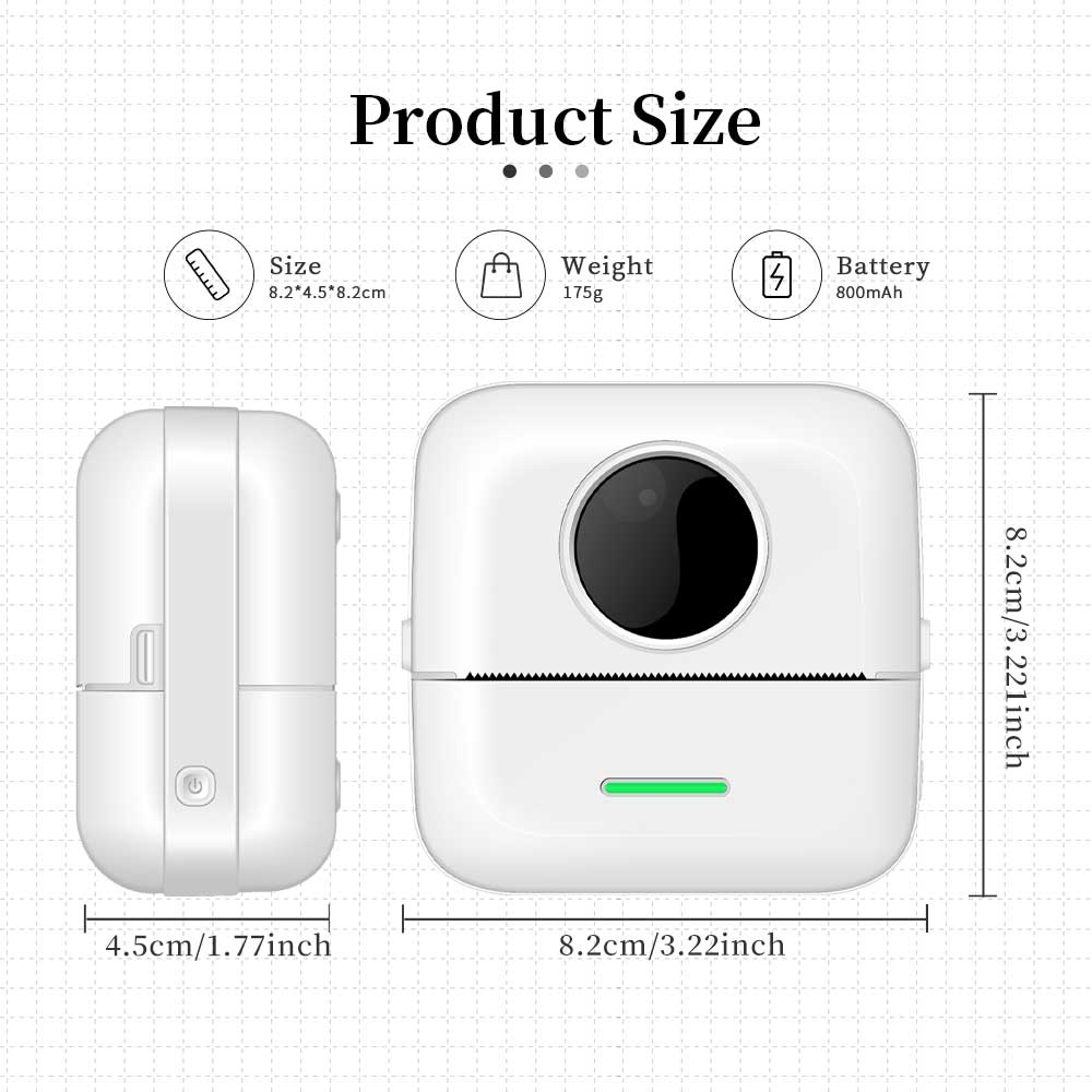 Kids Instant Camera with Thermal Printer 4