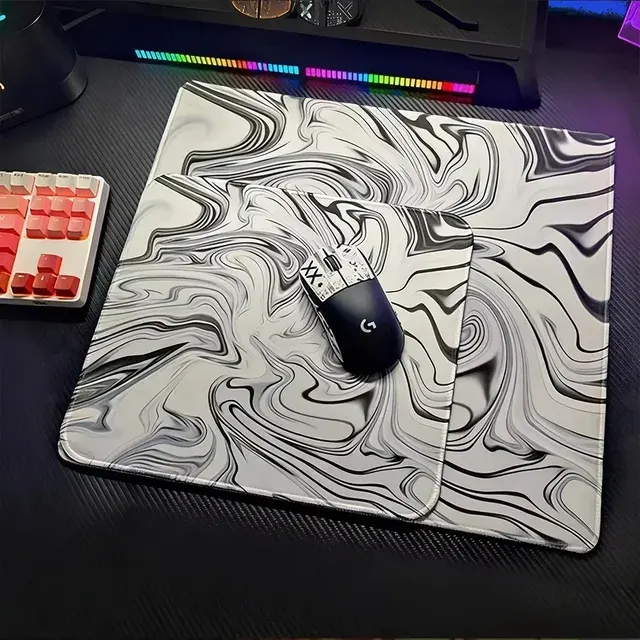 XXL Gaming Mouse Pad Black Marble 2