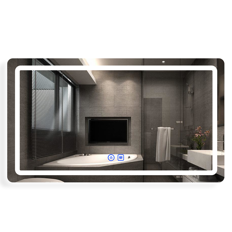 Rectangular Bathroom LED Cold Light Mirror 2
