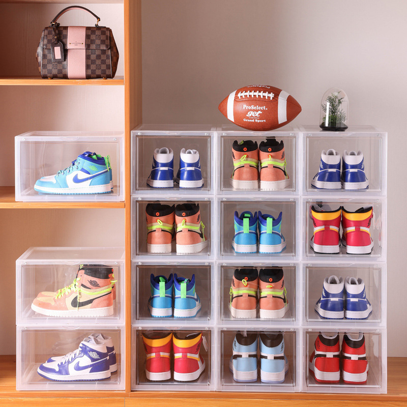 Magnetic Side-Open Stackable Shoe Box 4