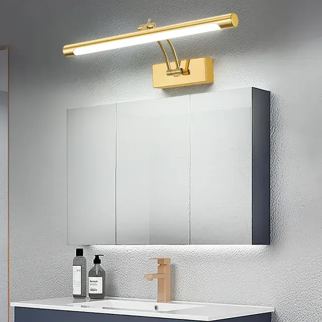 Badezimmer-Waschtisch-LED-Wandleuchte Bildlicht Wasserdicht 40 55 70 cm Verstellbarer 2