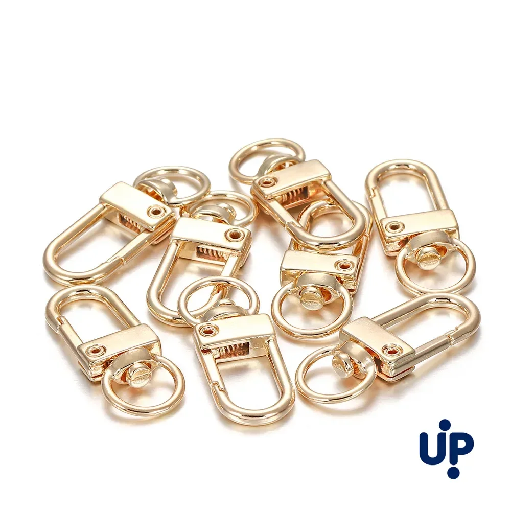 20 Silver Swivel Keyring Clasps 4