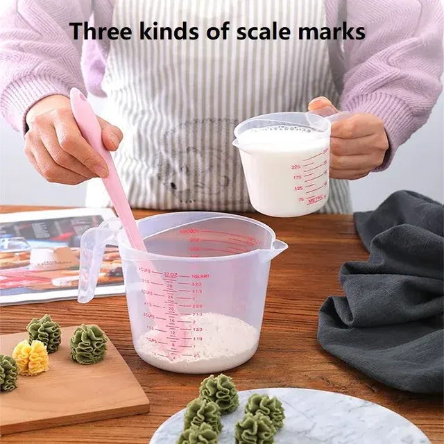 250/500/1000 mL Silicone Measuring Cup Set 2