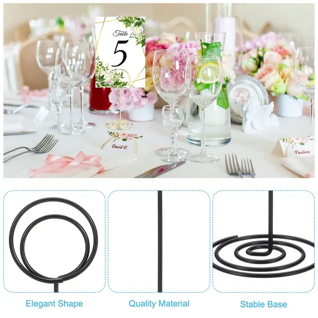 Metal Table Card Holder 2
