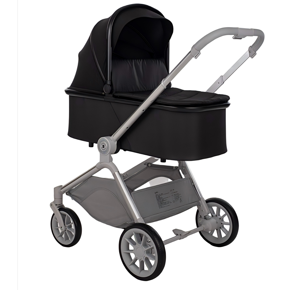 Lightweight 3-in-1 Baby Pram with Carrycot 4