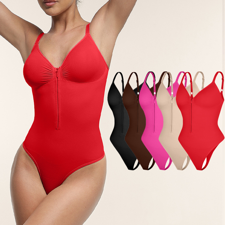 Shapewear One Piece Sleeveless Bodysuit Plus Size Bodysuits