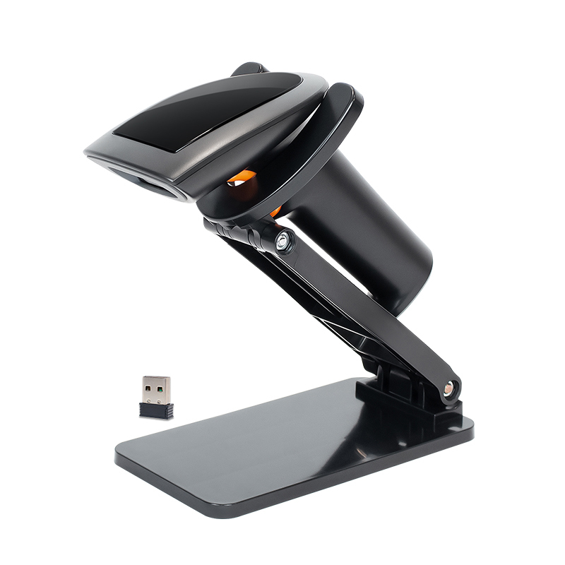 Kabelloser 2D Barcode-Scanner mit Ständer