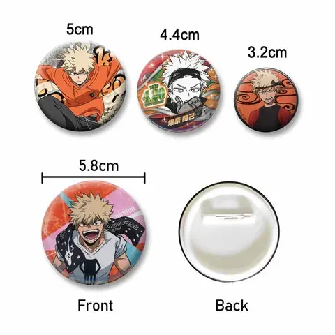 Kreative Anime-Emaille-Brosche für Rucksäcke