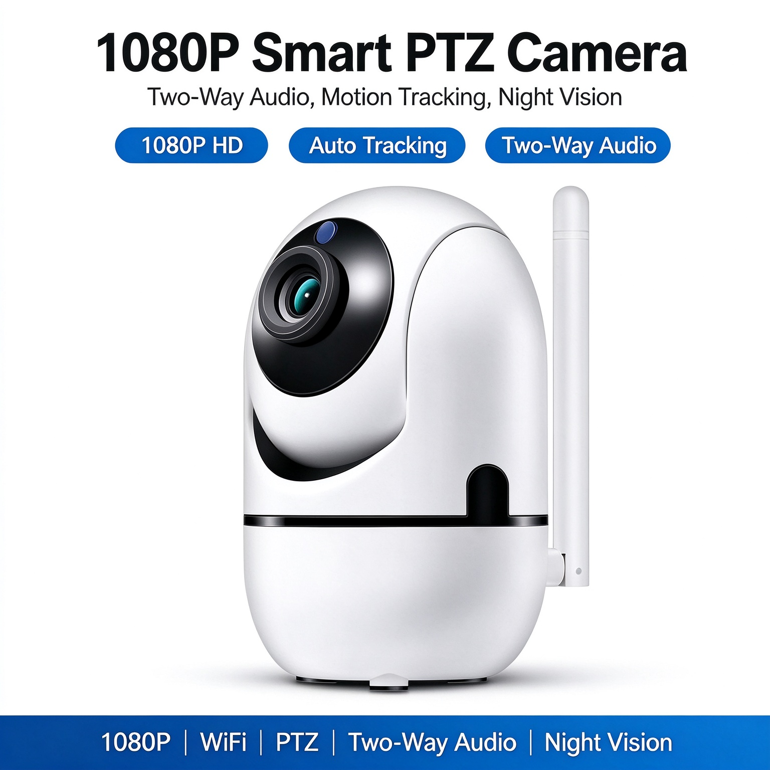 360 Degree Panoramic Wireless Baby Camera Monitor 720P