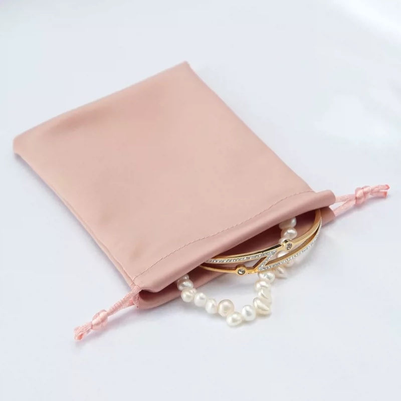 Drawstring Fleece Pouches for Jewelry and Sweets 4