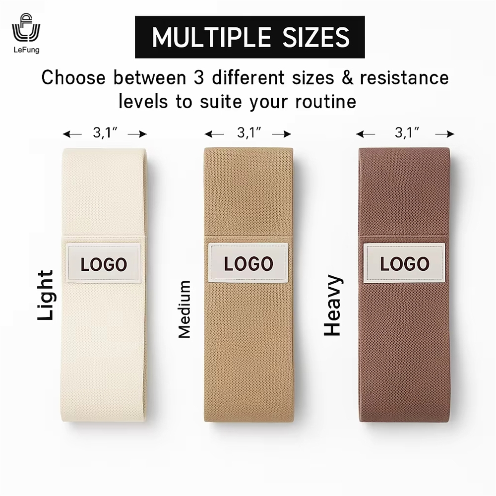 Polyester Fabric Circle Resistance Bands Elastic and Durable 2