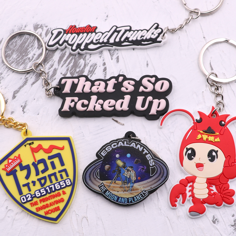 Soft 3D Rubber PVC Keychain 4
