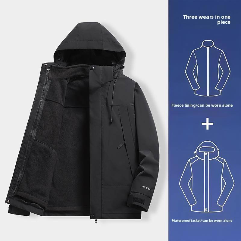 Unisex Multi-Pocket Windproof Commuter Fleece 3