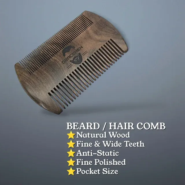 Wooden Beard Comb 3