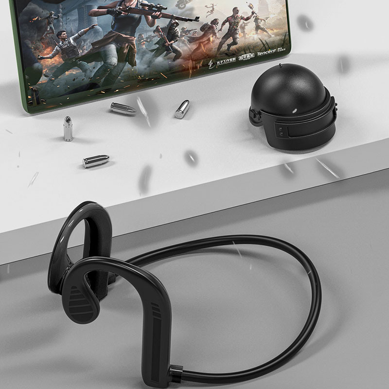 Sports Bone Conduction Blotooth Headset Earbuds TWS Wireless 3