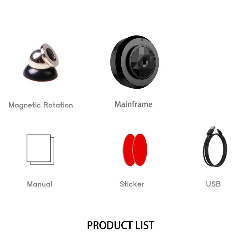 Compact 1080p Indoor Wi-Fi Security Camera 4