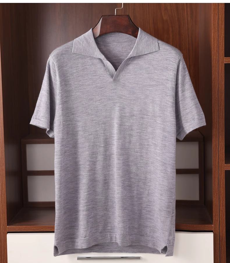 Cashmere Knit Polo for Men 3