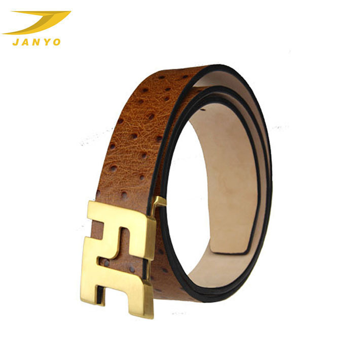 Printed Genuine Leather Men's Belt 2