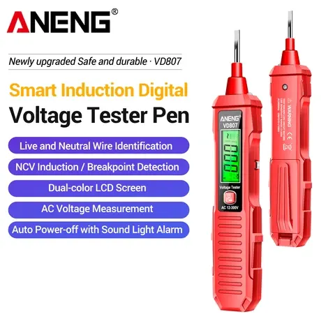 Non-Contact Voltage Tester Pen, 12-300V AC
