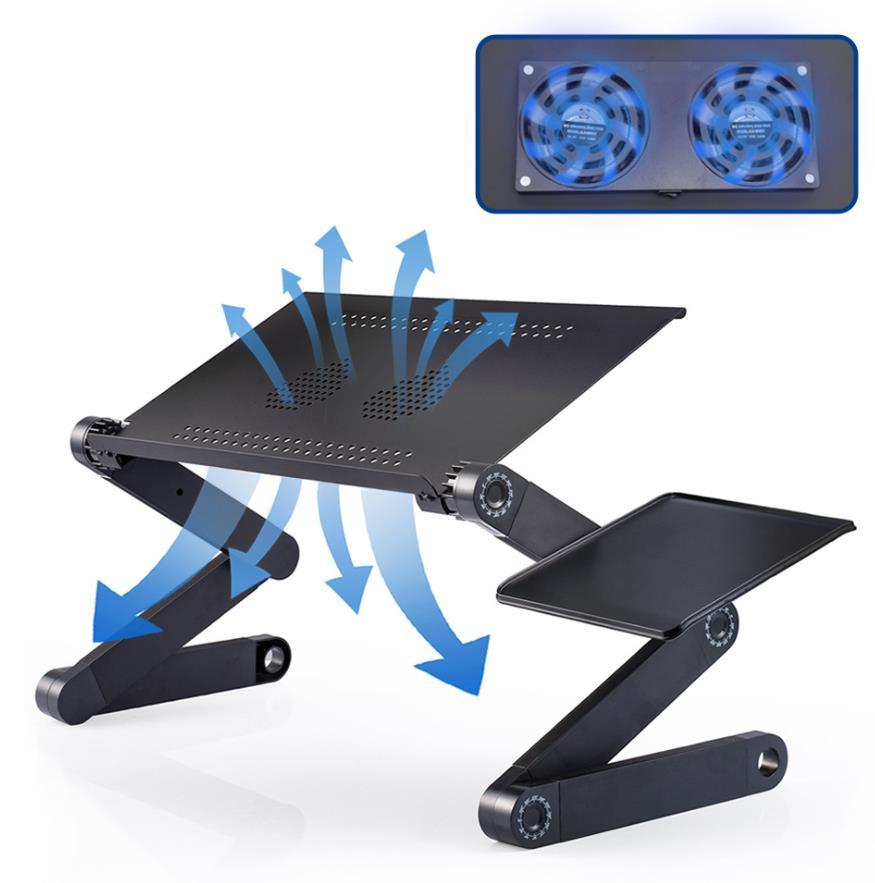 360 Adjustable Aluminum Laptop Stand Foldable Ergonomic Notebook