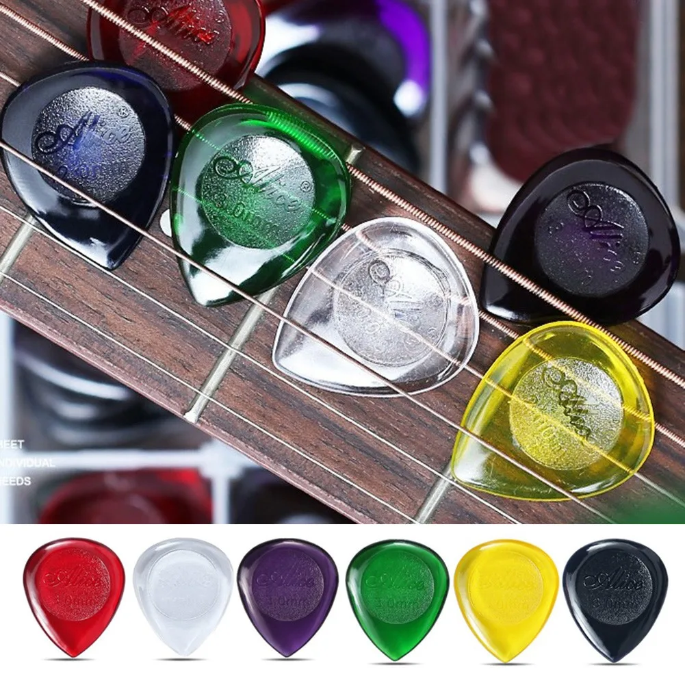 6pcs Alice Stubby Gitarren Picks abs Plectrums Große 3