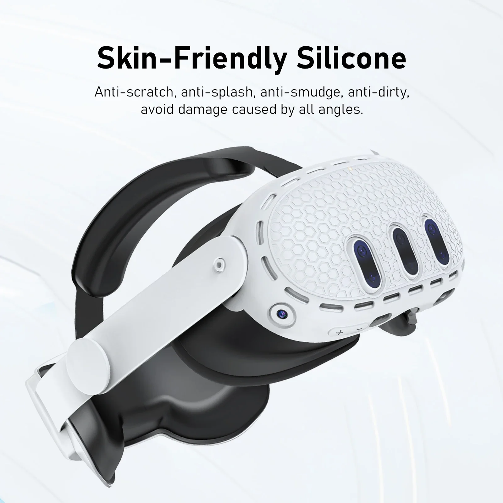 Silikon-Schutzhülle für Meta Quest 3 VR-Headset Kratzfeste Schutzhülle 2