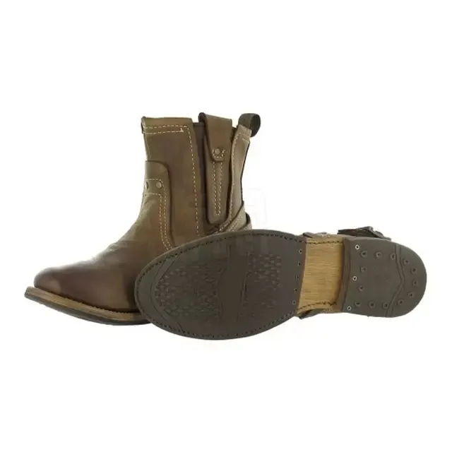 Good Quality Stylish Leather Work Boots Steel Toe 3