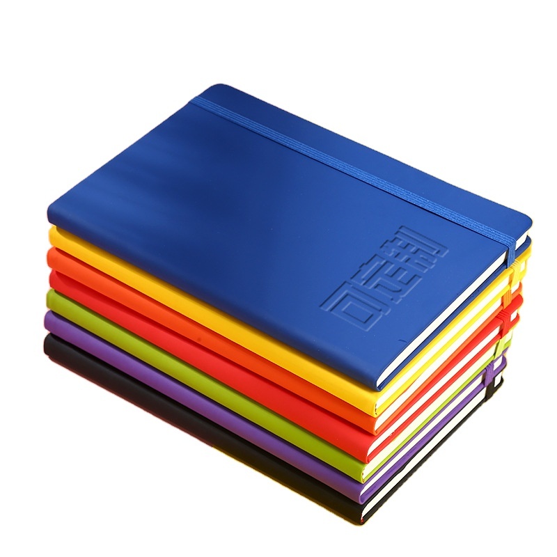 School Supplies Hardcover Notebook for Student Embossed PU