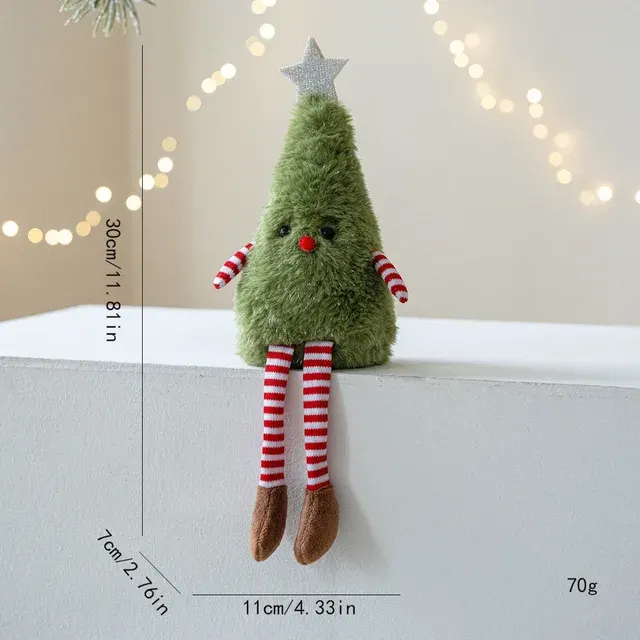 Plush Christmas Tree Decor 2