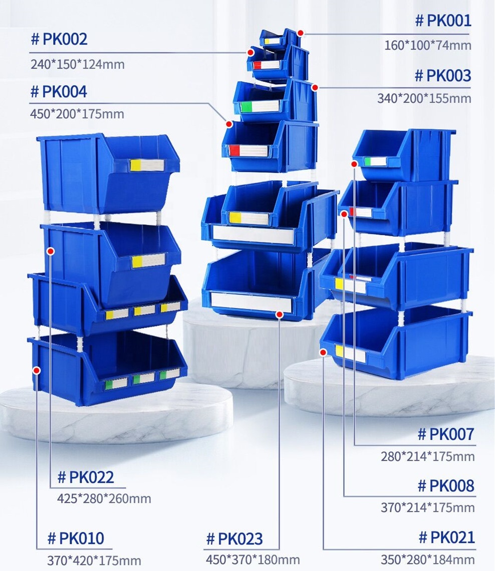 Stackable Hanging Small Parts Storage Bin 3