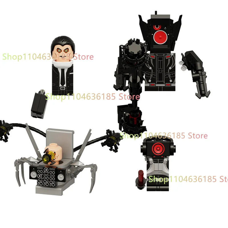 Skibidi Toilet Titan Building Block Figure 3