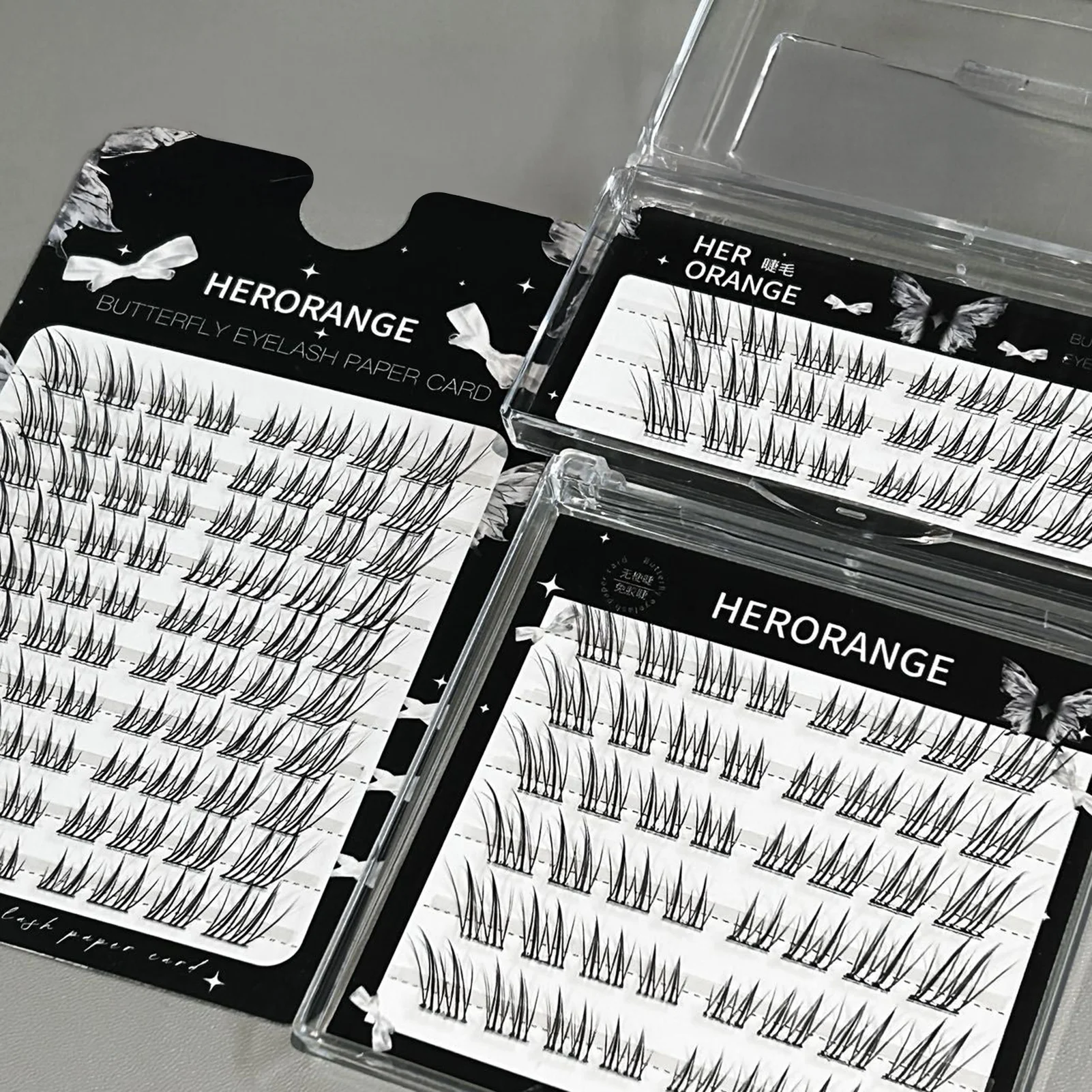 Falsche Wimpern im Wispy Fox-Stil für Damen 7–12