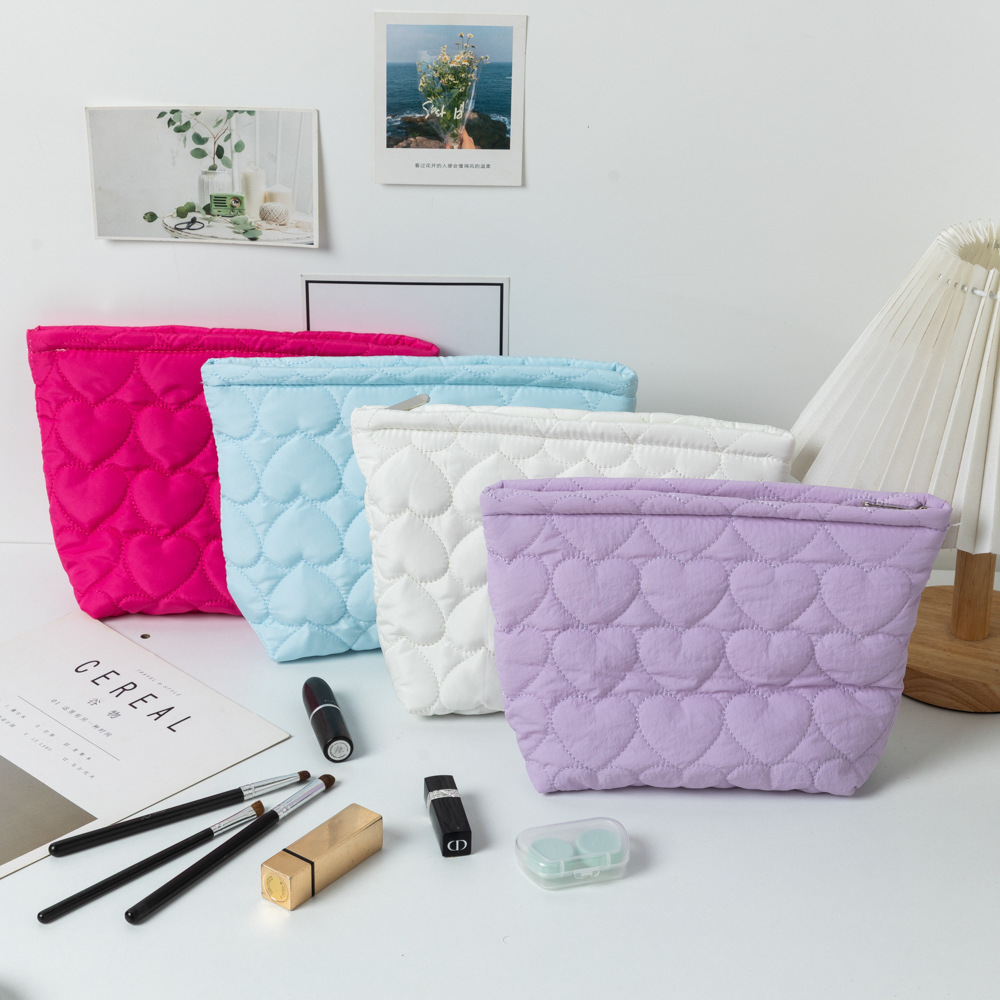 Quilted Heart Travel Pouch Valentine's Gift 2