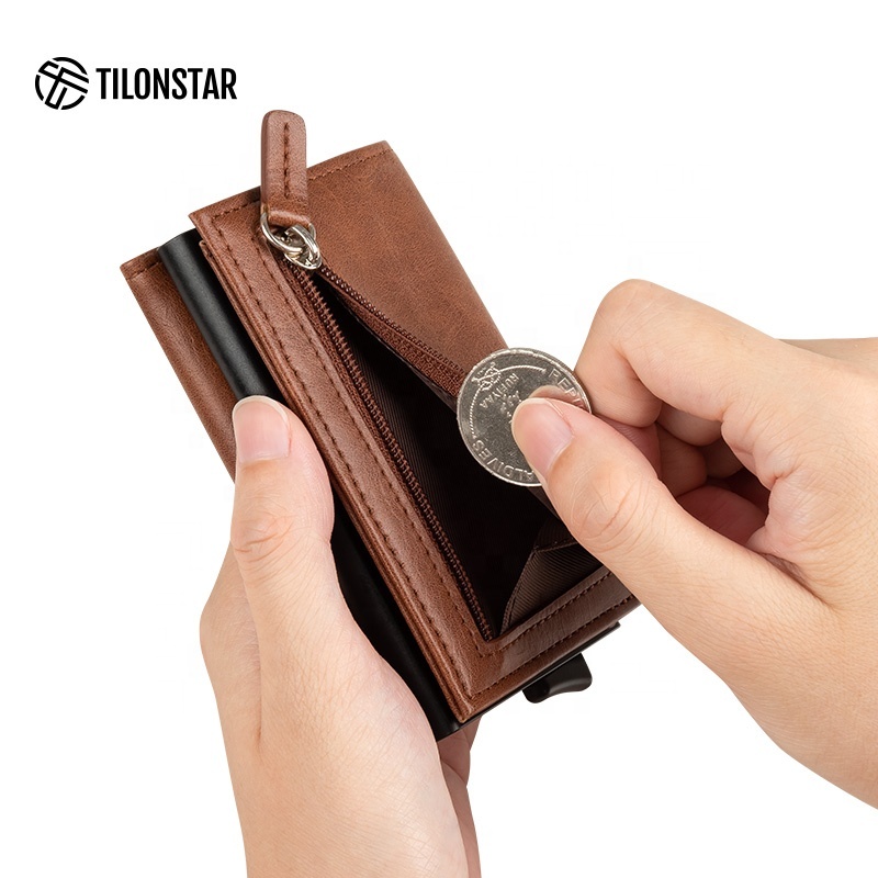 RFID Blocking Pop-Up Card Wallet Money Clip 3