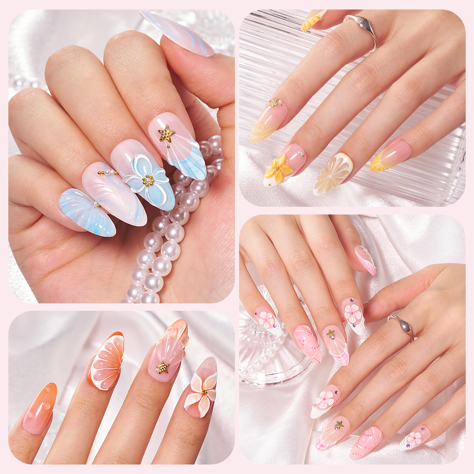 Multifunctional 3D Nail Art Gel High Shine Glossy 4
