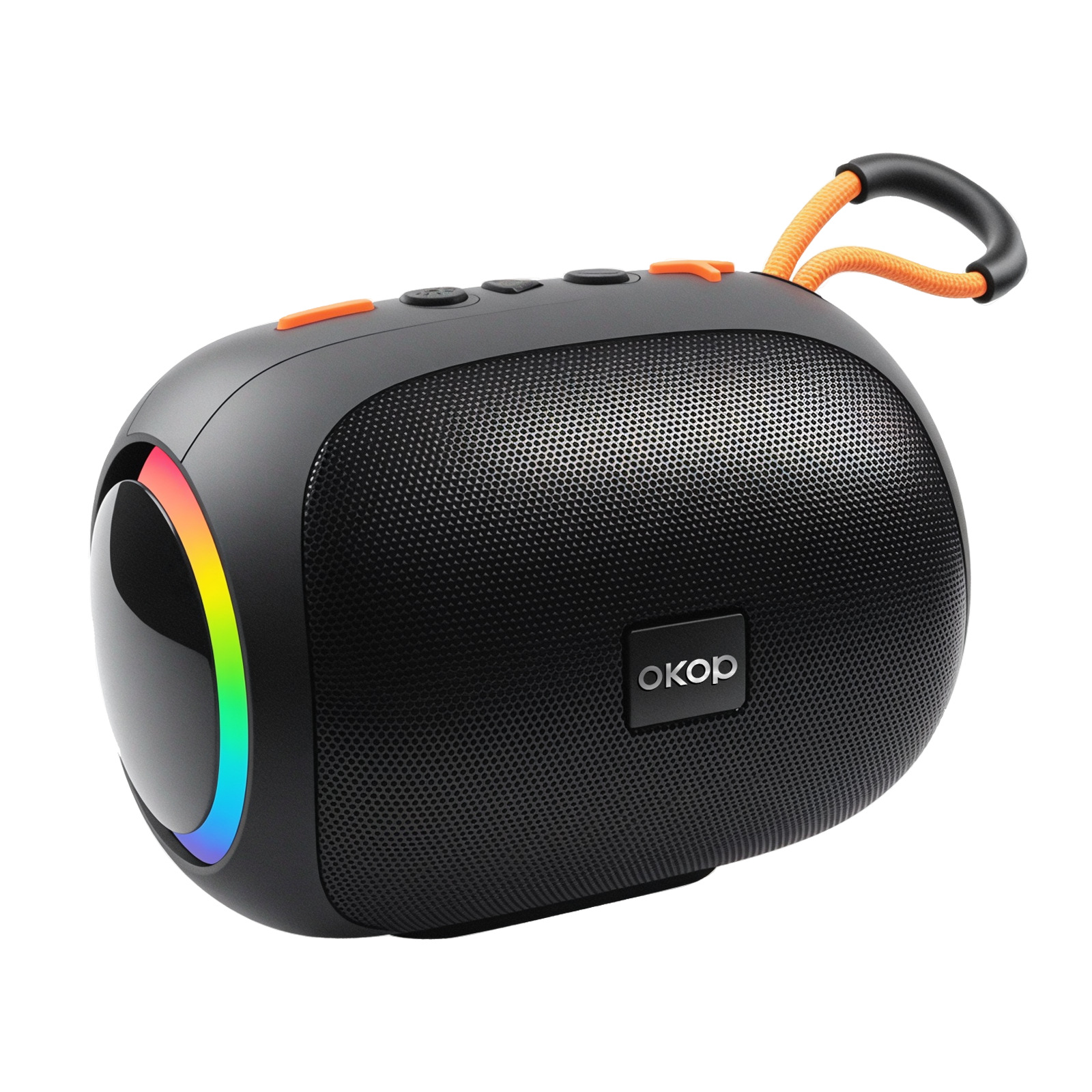 KP-542 - Portable Bluetooth Speaker Outdoor-Ready With Lanyard