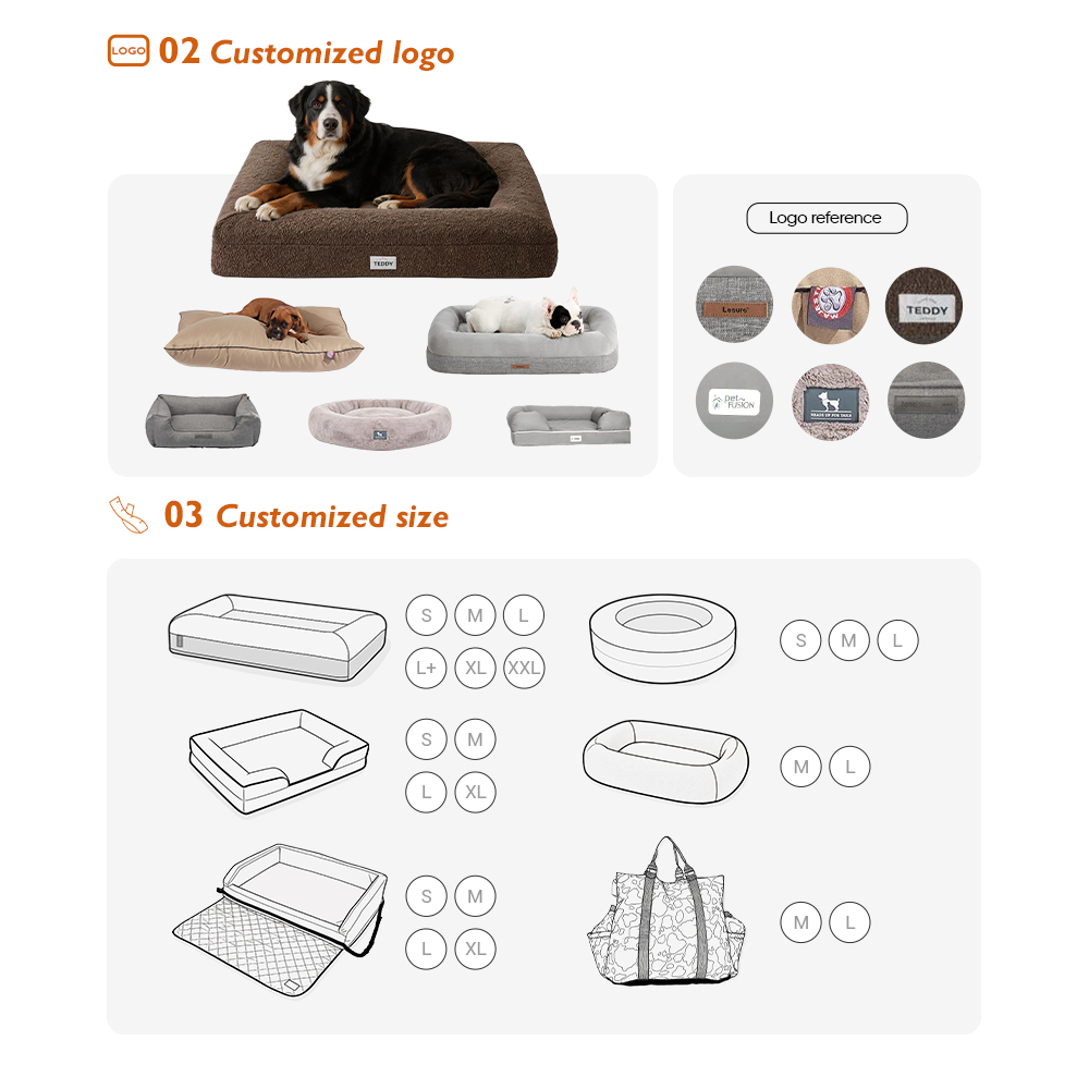 Orthopedic Memory Foam Dog Bed Washable 4