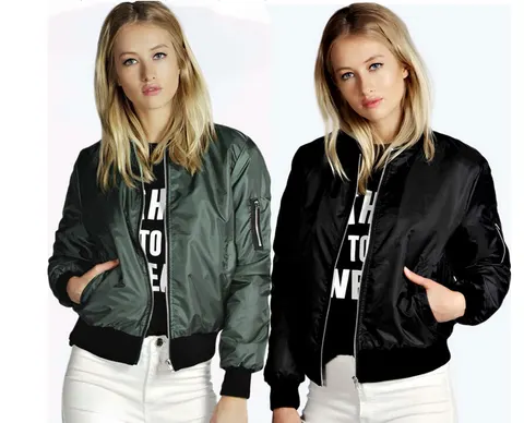 Solid Color Short Stand Collar Small Jacket Casual