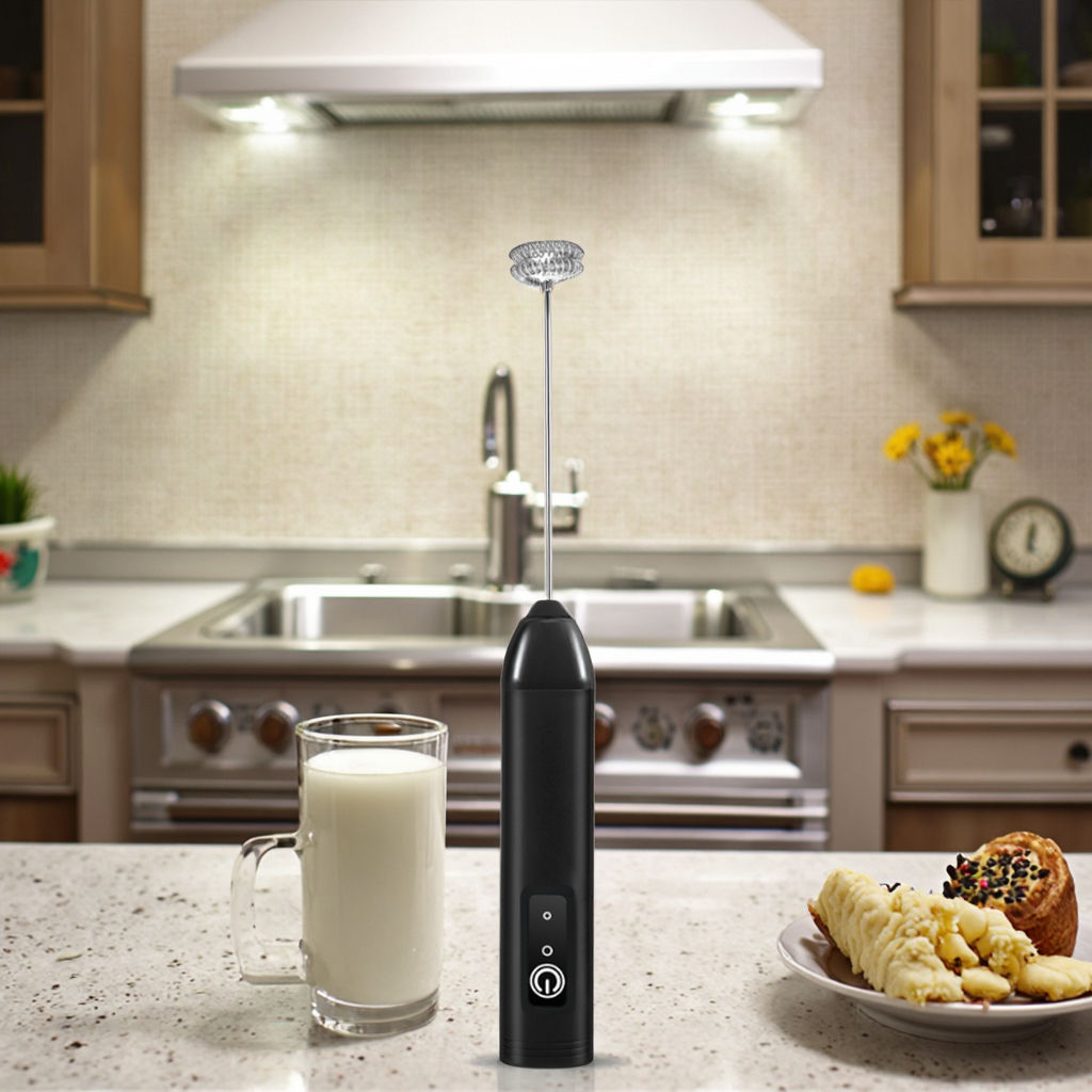 Rechargeable Mini Milk Frother Handheld Blender 3
