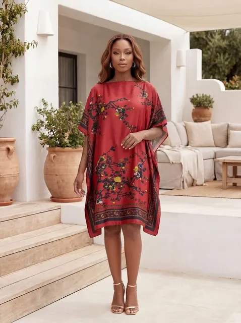 Printed Caftan Dress 2