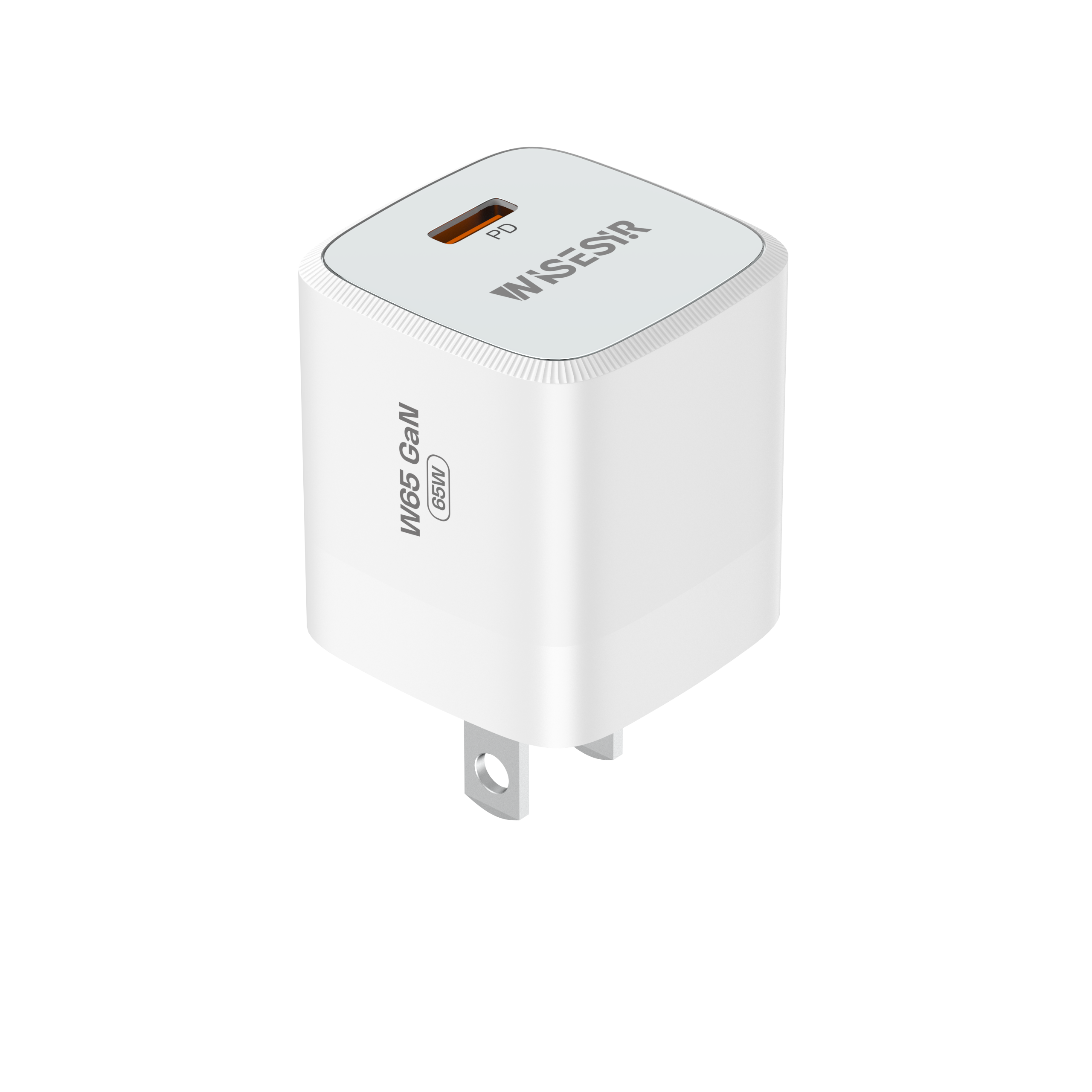 WISESIR 65W GaN Fast Charging QC3.0 PD3.0 Type-C 2