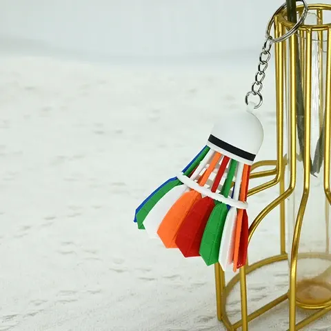 Badminton Keychain