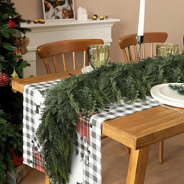 180cm Artificial Christmas Tree Cypress Garland 3