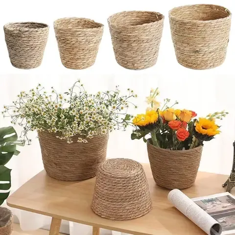 Rattan Plant Basket