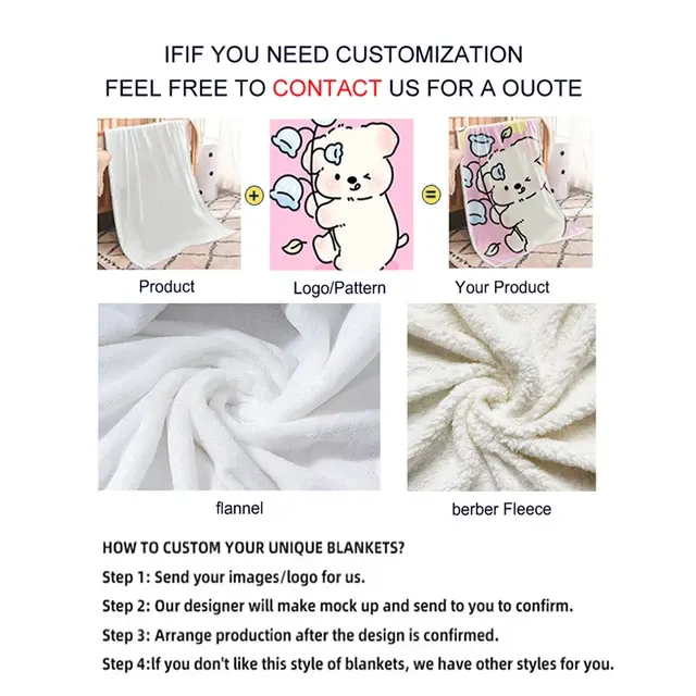 Printed Fleece Blanket 4
