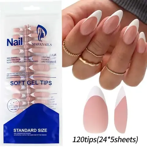 French Gel-Nagelspitzen