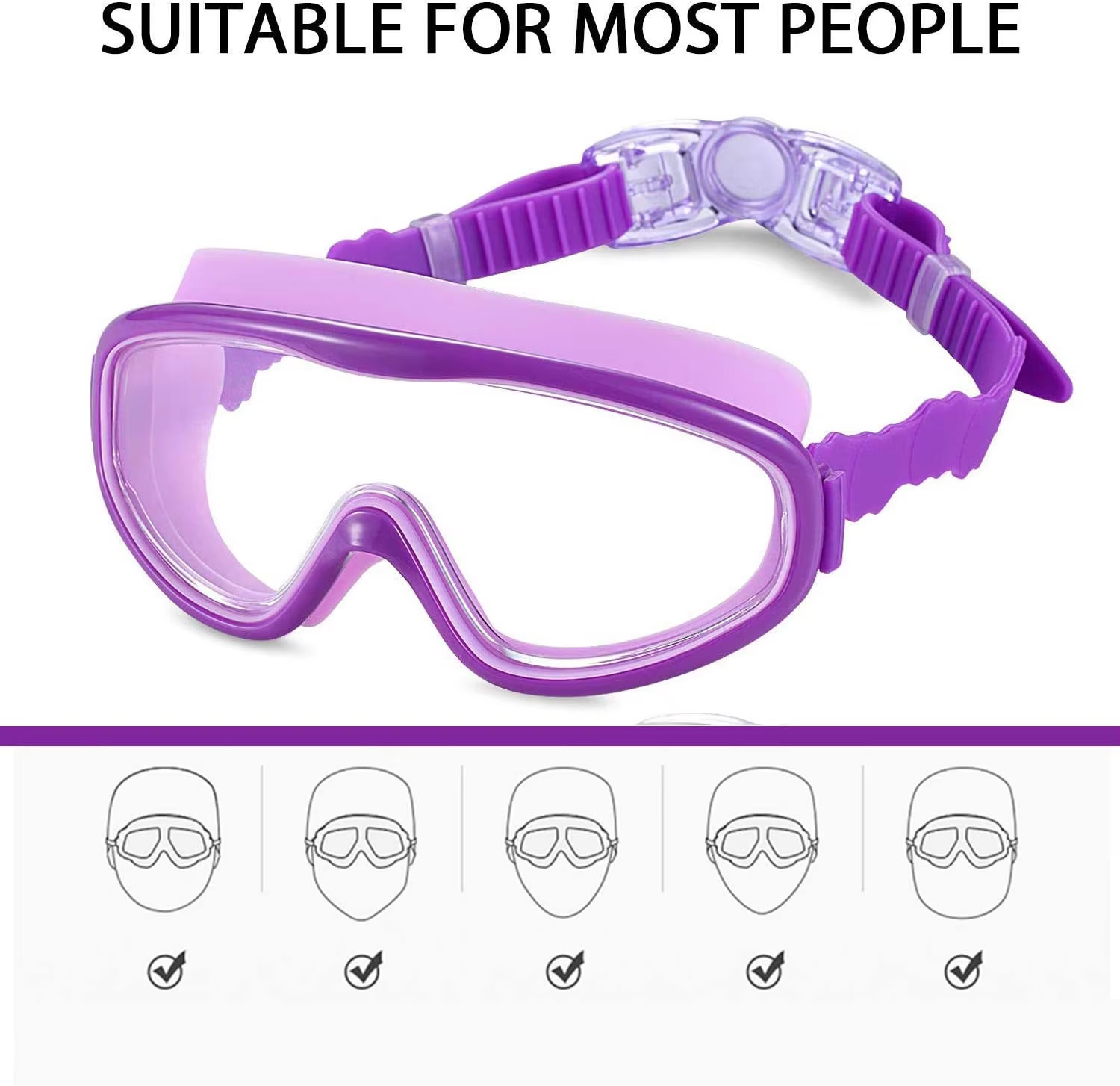 Kinder Schwimmbrille mit UV-Schutz