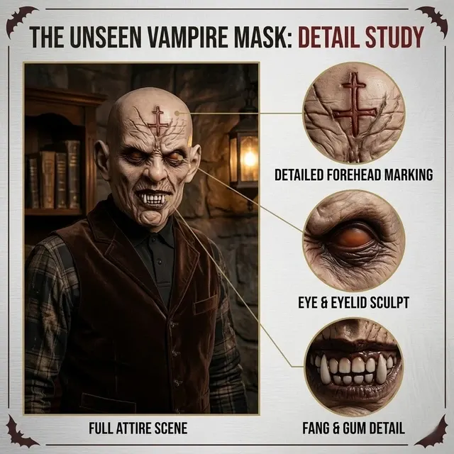 Vampire Full Head Mask 3